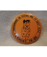 Flintstones 1979 C.E.F. Canadian Festival 3" Metal Pin-Back Button Fermo... - $6.95