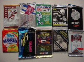 (10) Unopened Sports Packs-#1 See description and pics - £11.43 GBP