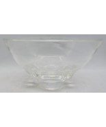 Vintage Signed Steuben Crystal Bowl with Thumbprint Base  - $98.01