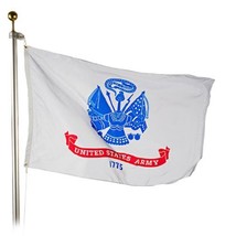 Valley Forge Flag 3-Foot by 5-Foot Nylon United States Army Flag Size: 3 x 5 ft. - £34.04 GBP