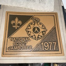 BSA, 1977 National Jamboree leather Patch - $176.89 MXN