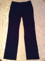 Girls Justice pants Size 8 Regular blue uniform pants  - $15.99