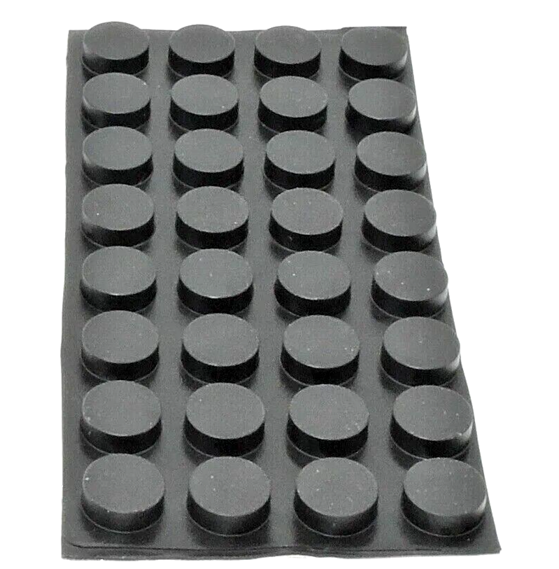 3/16&quot; Thick x 7/16&quot; Wide Round Stick on Rubber Feet Adhesive Bumpers She... - $12.82