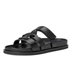 Tory Burch Ines Leather Sport Slide - Black - $280.00