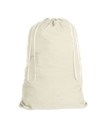 Whitmor Natural Cotton Laundry Bag, White - £20.33 GBP