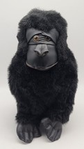 9&quot; VTG 1993 Liberty Toy Co Black Mountain Gorilla Plush Pimate W/EARRING... - £29.09 GBP