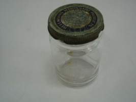 Vtg Hellmann&#39;s Mayonnaise General Foods Old Glass Advertising Jar W/ Lid 30&#39;s - £16.01 GBP