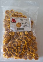100 Romex Non-Metallic Connectors 1/2&quot; Yellow Size 14/2 or 12/2 PN 21766 - $278.07 MXN