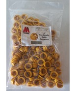 100 Romex Non-Metallic Connectors 1/2&quot; Yellow Size 14/2 or 12/2 PN 21766 - $276.34 MXN
