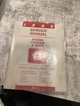 Chrysler 1986 Front Wheel Drive Car Service Manual - Engine, Chassis, Bo... - $17.82