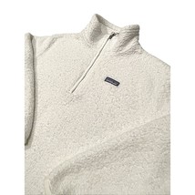 Patagonia Womens Cream High-Pile Fleece Full-Zip Jacket S 100% Recycled ... - $33.34