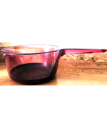 Visions Saucepan With Teflon Coating 1.5LCorning Ware Cranberry NO Lid S... - $15.27