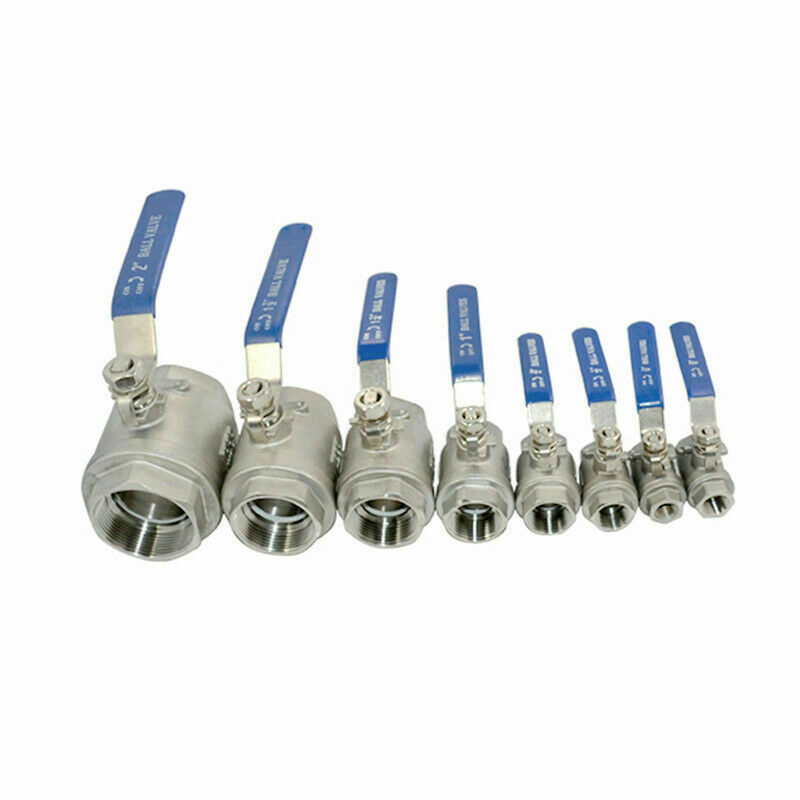 1/4&quot;3/8&quot;1/2&quot; 1&quot; NPT Female 304 Stainless Steel Full Port Ball Valve Viny... - $10.05+