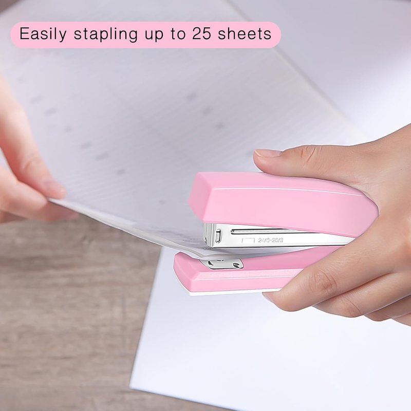 Stapler 25 Sheet Capacity with 1000 Staples and Staple Remover - Staplers for De Item image 2