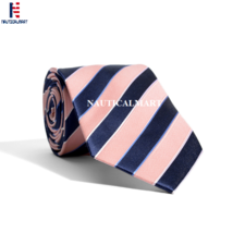 Maroon Blue Prep Stripes Tie - £19.75 GBP