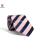 Maroon Blue Prep Stripes Tie - £19.65 GBP