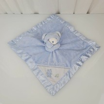 CARTER&#39;S Just One Year Thank HEAVEN For Lil BOYS Bear Baby Blanket LOVEY - $12.60