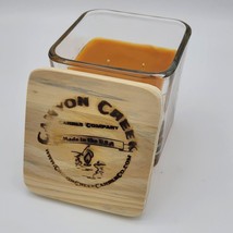 NEW Canyon Creek Candle Company 14oz Cube jar ORANGE BLOSSOMS Handmade! - $28.94