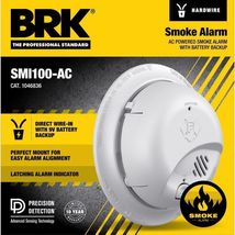 BRK Hard-Wired w/Battery Back-up Ionization Smoke Detector - $29.95