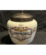 Antique lidded AMPHORA PIPE TABACCO JAR, marked bottom - £147.83 GBP