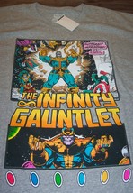 Vintage Style The Infinity Gauntlet Thanos Marvel Comics T-Shirt Mens Small New - £15.79 GBP