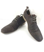 Kenneth Cole Reaction Oxford Men 9.5M Running Streak Shoes Brown Oil Sue... - €16,98 EUR