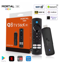 Mortal Q8 Android14 TV stick WIFI6 Voice Control TV stick 8K video Allwi... - $56.12 CAD