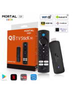 Mortal Q8 Android14 TV stick WIFI6 Voice Control TV stick 8K video Allwi... - $733.58 MXN