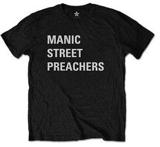 Manic Street Preachers Block Logo Official Tee T-Shirt Mens Unisex - £26.73 GBP