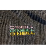 1990&#39;s Vintage O&#39;Neill Corduroy Button Long Sleeve Jacket Black Grey L 1... - £168.12 GBP