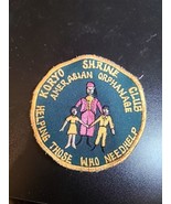 Vtg Sew-on Patch Koryo Shrine Club Amerasian Orphanage 5&quot; - £18.98 GBP