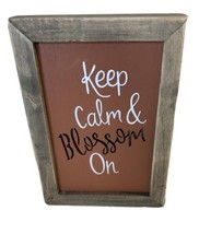 Keep Calm And Blossom On Framed Cutout Sign picture - £7.78 GBP