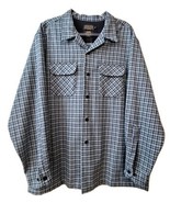Pendleton Board Shirt Umatilla Loop NWT Wool Lt Blue Navy Green Plaid Me... - $191.99 CAD