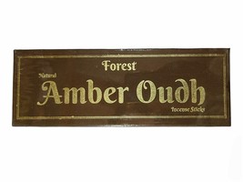 FOREST AMBER OUD NATURAL INCENSE Sticks 250GM Oudh Aloewood  Aromatic fr... - £29.48 GBP