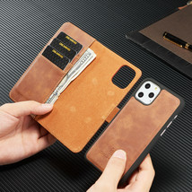 K29) Leather Wallet Flip Magnetic Back Cover Case For Apple I Phone - £42.47 GBP