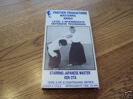 Panther Mastering Aikido Level 3 VHS defensive Ken OTA self defense vintage - £8.13 GBP