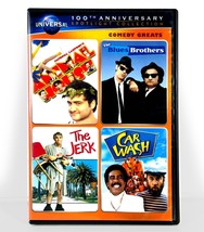 Car Wash/ Animal House/ The Jerk/ The Blues Brothers (4-Disc DVD, 1976-1980) - £7.50 GBP