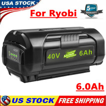 6.0Ah For Ryobi 40V Lithium-Ion Op40261High Capacity Battery 1 Op4050A Usa - £88.93 GBP