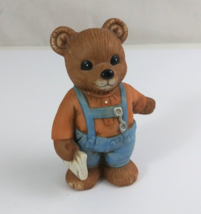 Vintage Homeco Papa With Newspaper Bear 3.75&quot; Figurine #1450 - €5,11 EUR