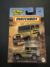 Matchbox OFF ROAD RALLY 5/6 Gold 1968 TOYOTA LAND CRUISER FJ40 4x4 New O... - $7.99