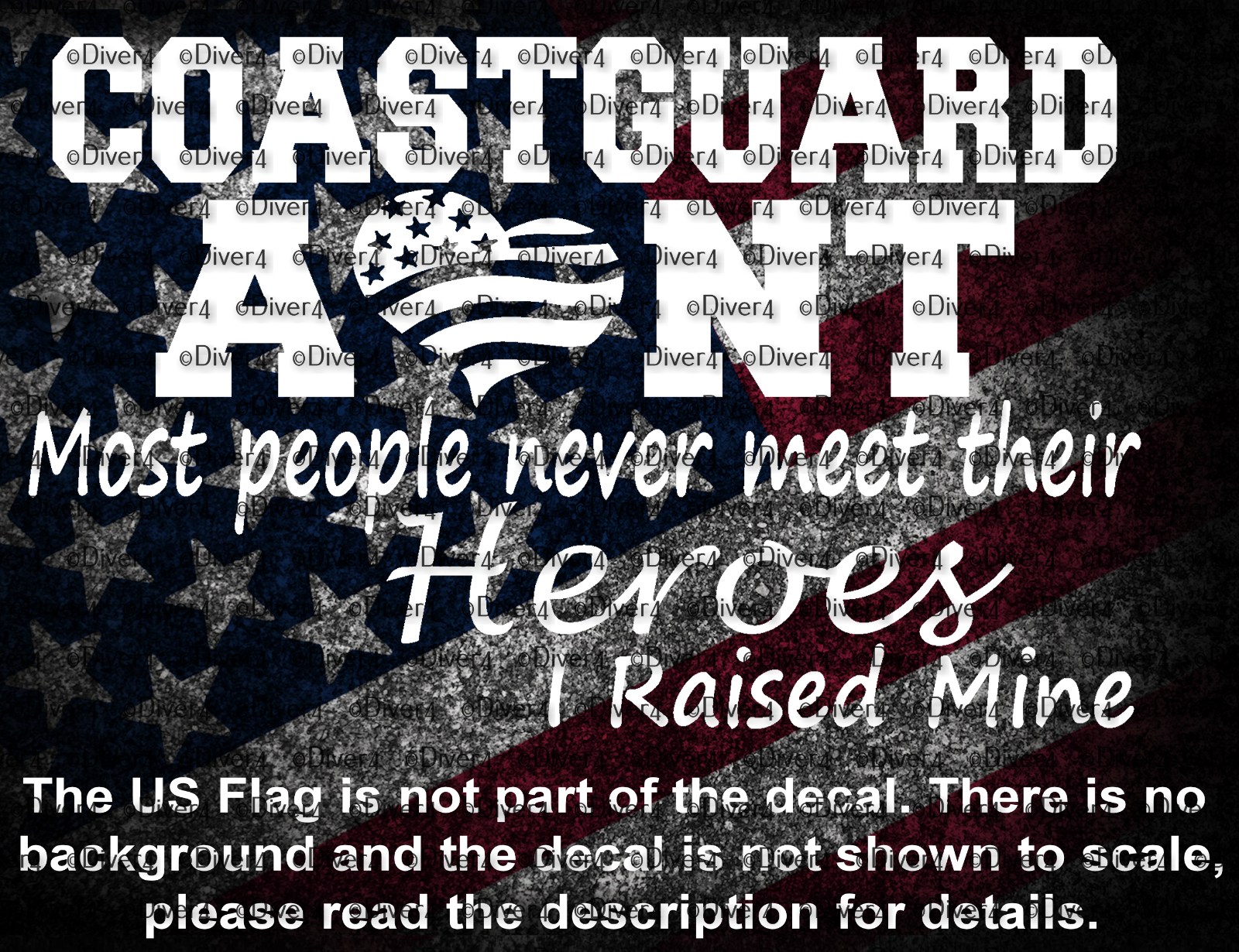 Coastguard Aunt Most People Never Meet Their Heroes I Raised Mine US Made - $6.23+