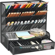 Marbrasse Mesh Desk Organizer, Multi-Functional Pen Holder, Pen Organize... - $51.92 CAD