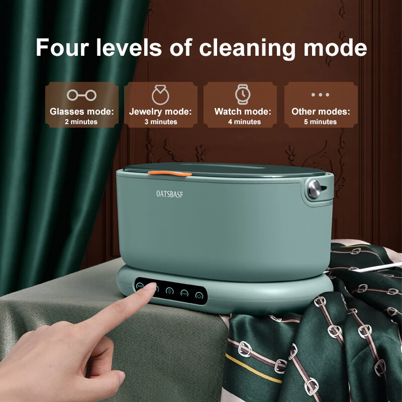 Portable Ultrasonic Cleaning Machine 45000Hz High Frequency Vibration Wash - $82.57+