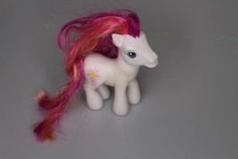 2007 My Little Pony G3 White Fun Fairy Magenta Streak Hair w/Confetti Star Cutie - £9.33 GBP