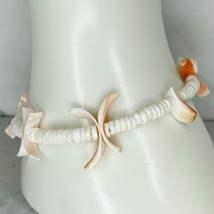 White Chip Shell Beaded Bracelet - £5.51 GBP