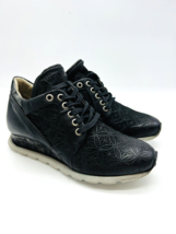 Miz Mooz Chalice Wedge Leather Sneakers - Black, US 5M - £19.86 GBP