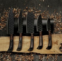 kitchen knife chef set  Damascus steel  chef set handmade gift for him kitchen s - £115.73 GBP