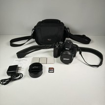 Nikon COOLPIX P520 18.1MP Digital Camera Black + 3 Batteries + SD Card W... - £79.02 GBP