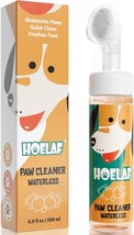Clean Paws Dog Paw Cleaner: Foaming No-Rinse Cleanser, Silicone Brush - 6.8 oz - £9.15 GBP