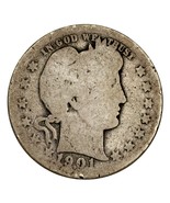 1901-O Silver Barber Quarter 25C (About Good, AG Condition) - €36,21 EUR